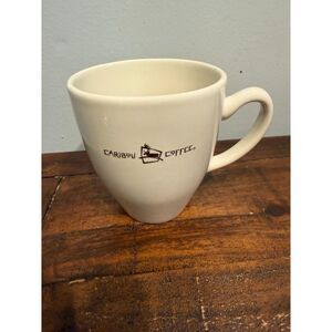 Caribou Coffee mug 12 oz cream